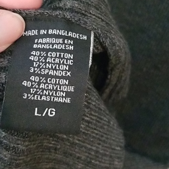 Majora short sleeve gray cowl neck tunic length sweater shirt or dress large EUC - Picture 3 of 8